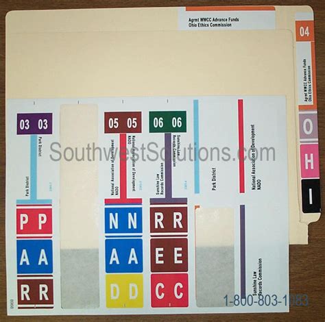 RFID File Folders with Custom Tracking Labels Little Rock 